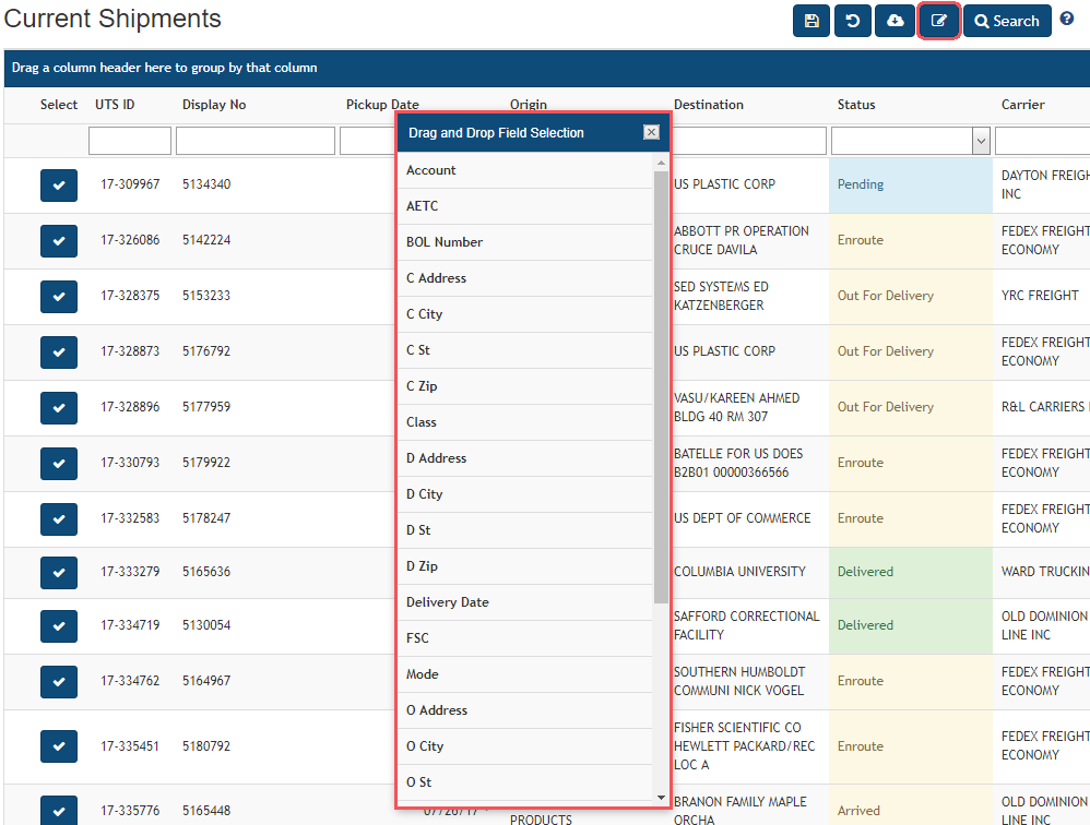 myUTS Customizable Reports